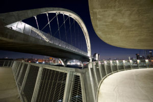 Sixth Street Viaduct pedestrian walkway, Los Angeles